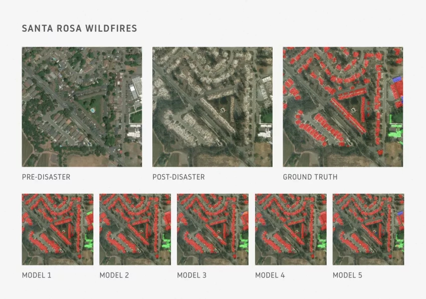 Creating xBD: A Dataset for Assessing Building Damage from Satellite Imagery