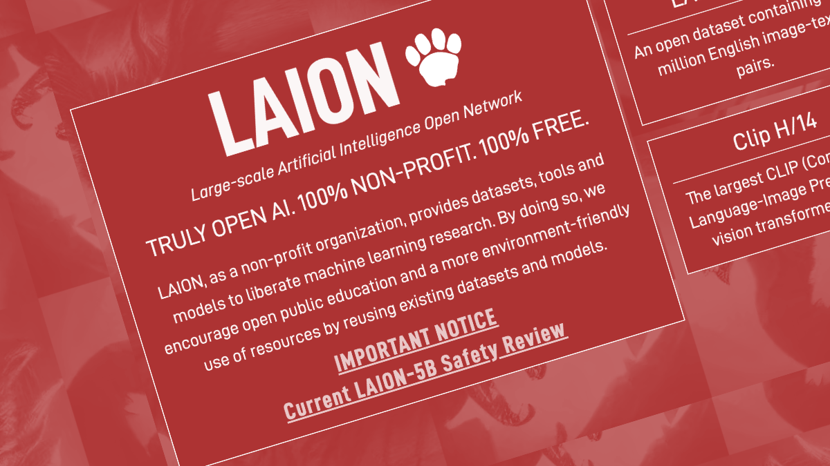 LAION and the Challenges of Preventing AI-Generated CSAM