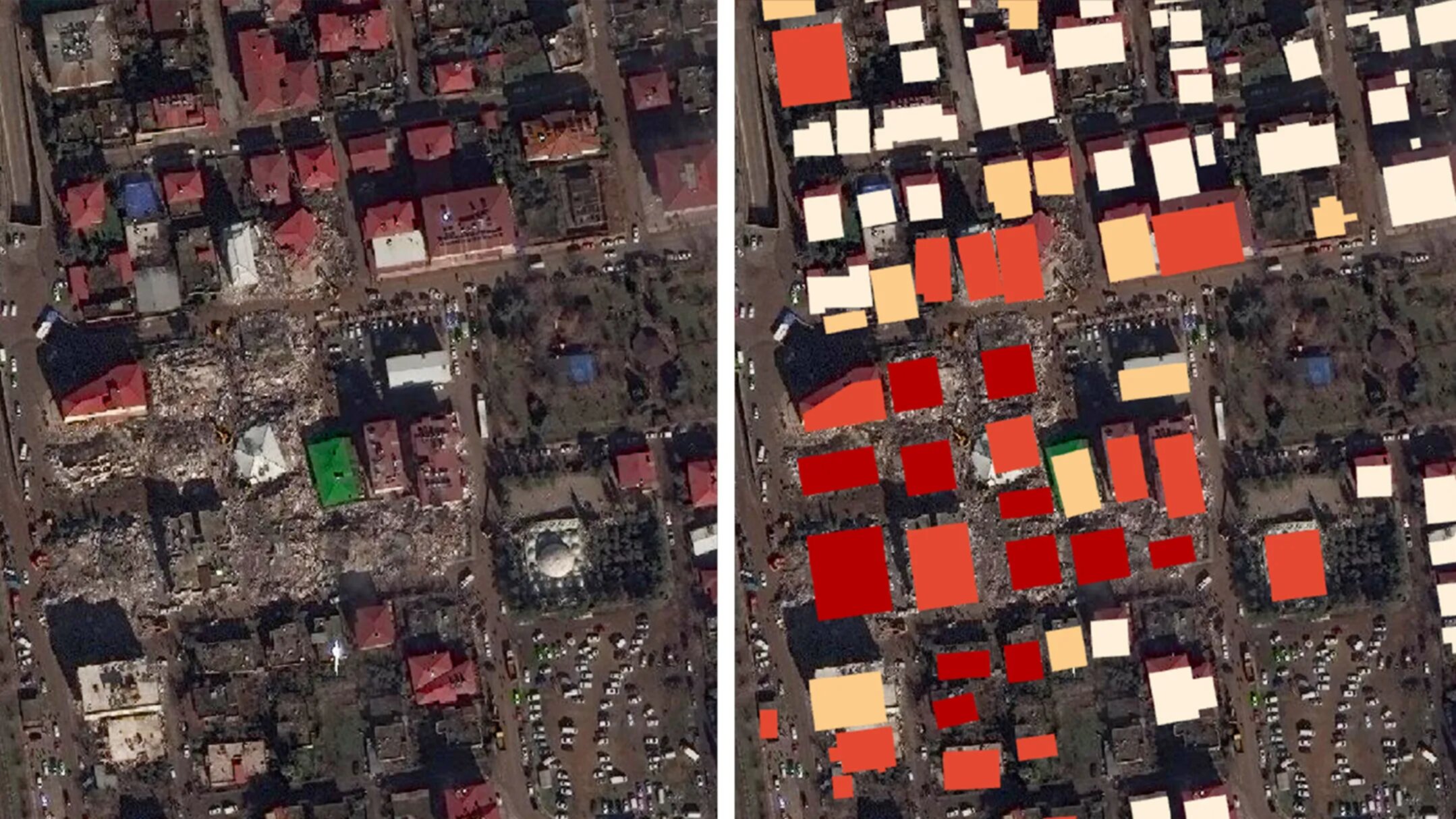 xBD: A Dataset for Assessing Building Damage from Satellite Imagery